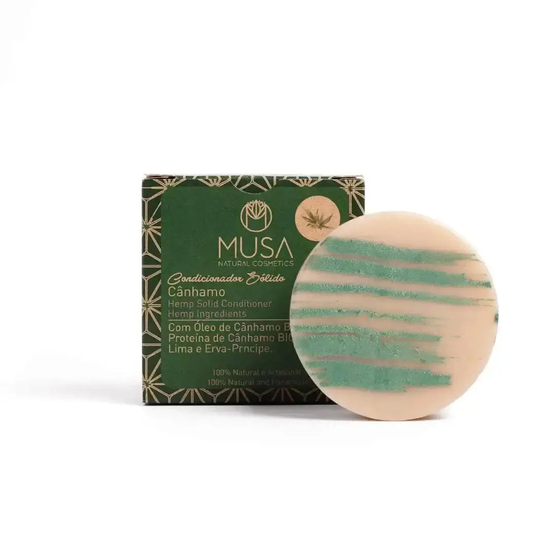 Après-Shampoing solide au chanvre MUSA NATURAL COSMETICS volumely