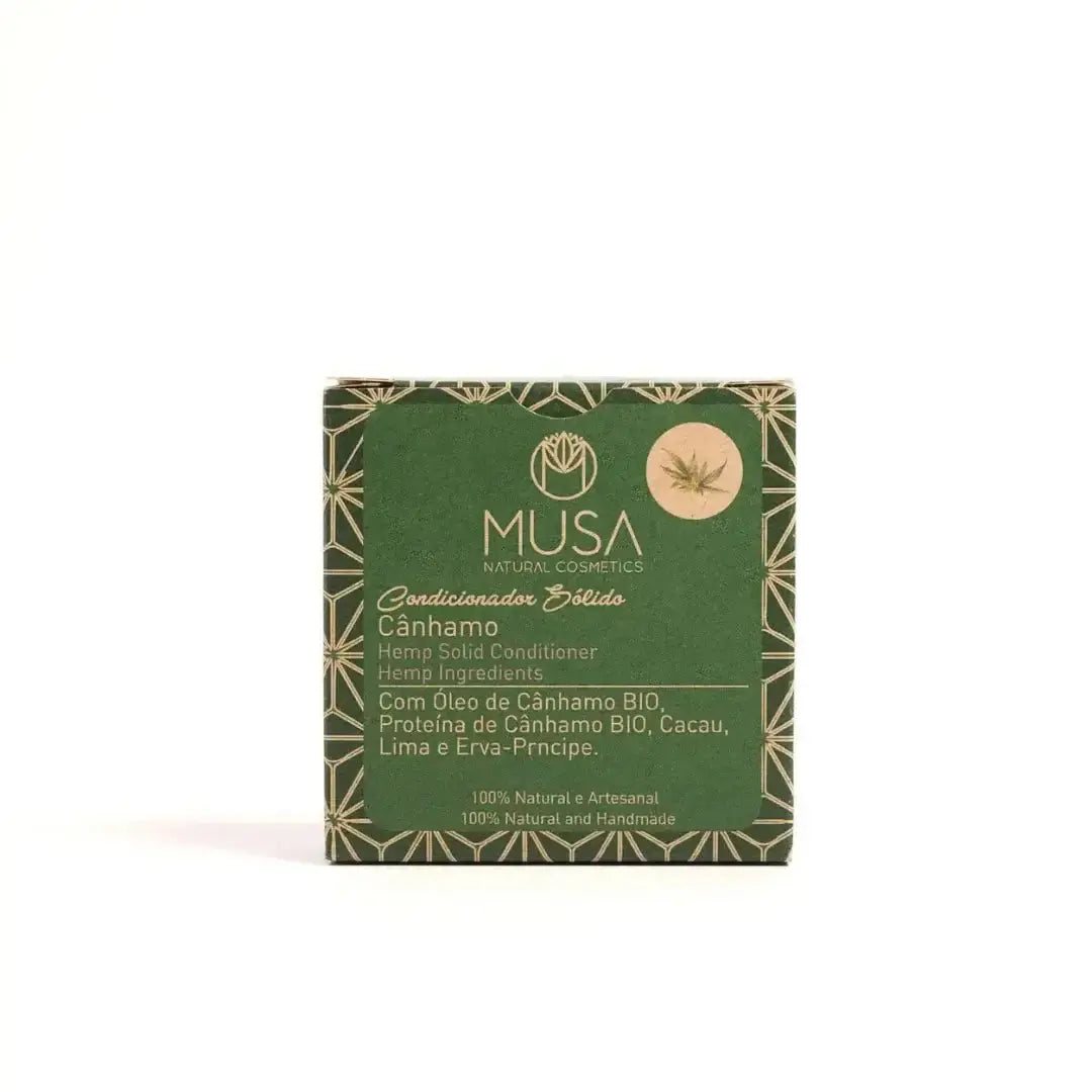 Emballage Après-Shampoing solide au chanvre MUSA NATURAL COSMETICS volumely